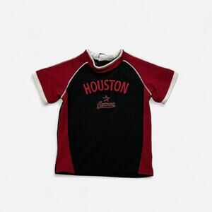 Houston Astros Toddler Jersey Tee Black Red 12M